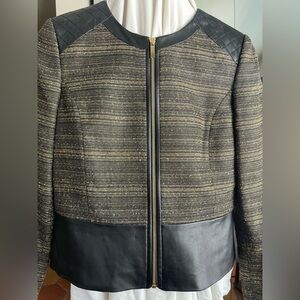 Tahari Black and Gold Women's Blazer